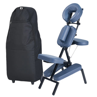 Portable Massage Chair, Folding Massage Chair, Onsite Massage Chair in Blue by Master Massage