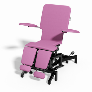 Plinth Electric 4 Section Pink Tattoo Chair