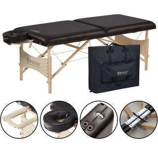 Master Balboa Portable Massage Couch,  Memory Foam Portable Massage Table, Lash Bed, Portable Beauty Bed, Foldable Massage Table
