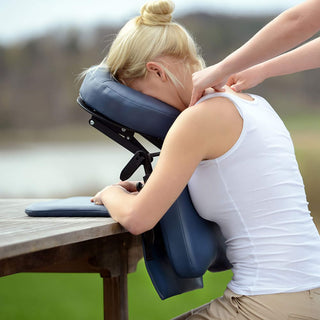 Portable Massage Desktop Support, Folding Massage Mobile Support, Onsite Massage Support in Blue by Sissel