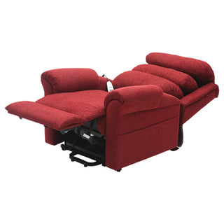 Walmesley Dual Motor Rise & Recliner Chair - Red Chenile