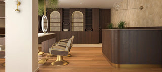 What Material is Used for a Beauty Salon Reception Table? Natural Living