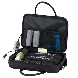 Master Massage Hot Stone Heater Bag with Adjustable Temperature Control, Portable Spa Stone Warmer for Massage Stones & Towels