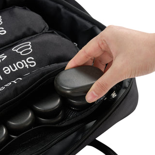 Master Massage Hot Stone Heater Bag with Adjustable Temperature Control, Portable Spa Stone Warmer for Massage Stones & Towels