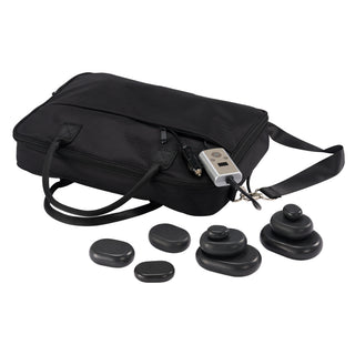 Master Massage Hot Stone Heater Bag with Adjustable Temperature Control, Portable Spa Stone Warmer for Massage Stones & Towels
