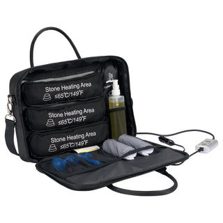 Master Massage Hot Stone Heater Bag with Adjustable Temperature Control, Portable Spa Stone Warmer for Massage Stones & Towels