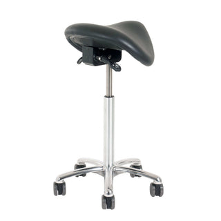 Support Design Classic Saddle Stool - Leather