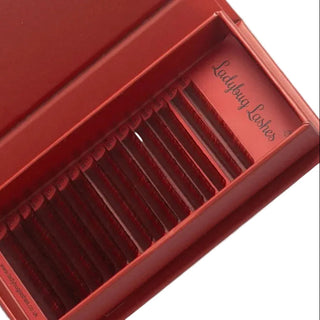 Brown Volume Silk Lashes 16 Row Mixed Tray