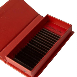 Brown Volume Silk Lashes 16 Row Mixed Tray