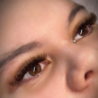 Brown Volume Silk Lashes 16 Row Mixed Tray