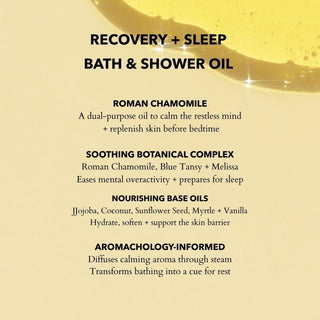 Bath & Shower Oil with Roman Chamomile & Cornish Lavender