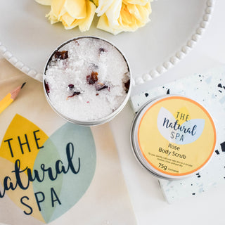 Rose Sugar Scrub | Natural Exfoliating Body Scrub for Smooth, Glowing Skin | Vegan, Plastic-Free Skincare | 2 Size Options