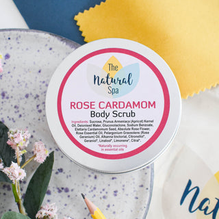 Rose & Cardamom Body Scrub 200g | Natural Exfoliating Scrub – Zoe’s May Staff Pick