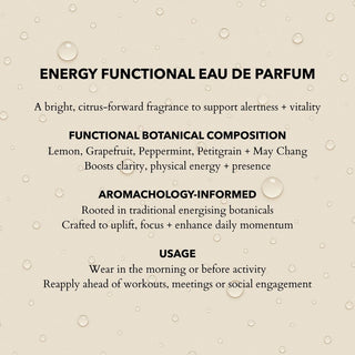 Energy Eau de Parfum | Enhance Endurance & Sharpen Clarity 100ml
