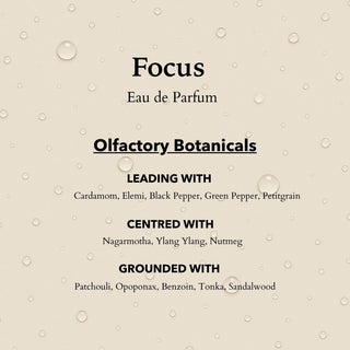 Focus Eau de Parfum | Sharpen Focus & Awaken the Senses 100ml