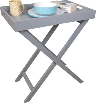 St Helens Folding Tray Table - Grey