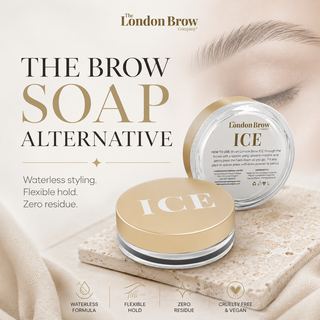 London Brow ICE – Waterless Brow Styling Wax for Fluffy, Laminated & Defined Brows