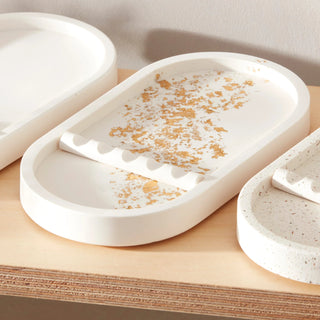Handmade Jesmonite Salon Tool Tray