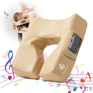 Music Master High Fidelity Sound Ergonomic Face Cradle - Cream Colour Master Massage