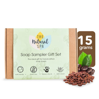 Soap Sampler Gift Set | 8 x 25g Mini Travel Soaps | Natural Handcrafted Letterbox Gift | Vegan, Plastic-Free Skincare