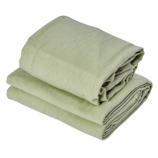 Master Deluxe Massage Table Flannel 3 Piece Sheet Set - 100% Cotton