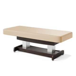 Master Massage Union Electric Beauty Bed front angle in flat position