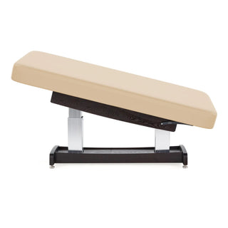 Master Massage Union Electric Beauty Bed left side view in flat position