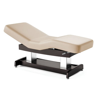 Master Massage Union Electric Beauty Bed adjustable backrest front side view