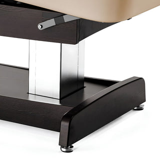 Master Massage Union Electric Beauty Bed sturdy steel frame and base detail