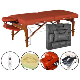 Master Santana LX Therma Top Heated Portable Massage Table