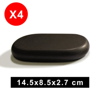 Master XXL Flat Oval Basalt Hot Stone Pack - 4 pcs