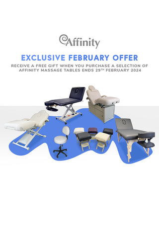 Affinity electric and portable massage couch promotion