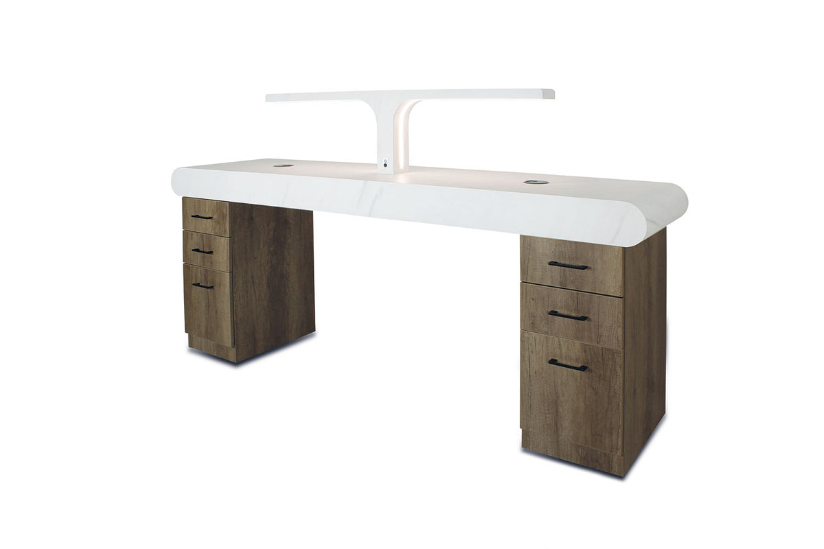 Monaco Manicure Table Nail Bar 2 Position
