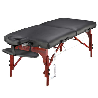 Master Massage 71cm MONTCLAIR Portable Massage Table Package with Therma-Top (UK Plug) - Adjustable Heating System, Shiatsu Cables, & Reiki Panels