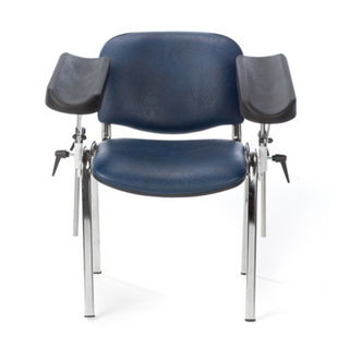 Plinth Phlebotomy Chair with Dual Blood Armrests