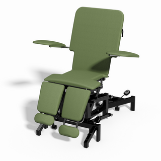 Plinth Electric 4 Section Green Tattoo Chair
