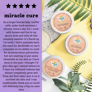 Lavender Mint Cream Deodorant Balm | Natural Bicarb & Aluminium-Free | Gentle, Vegan, Plastic-Free Odour Protection