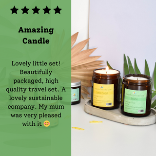 Breathe Hand-Poured Coconut Wax Candle | Natural Aromatherapy Candle | 2 Size Options