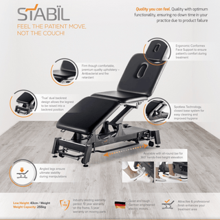 Stabil Pro 7-Section Electric Treatment Couch