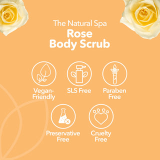 Rose Sugar Scrub | Natural Exfoliating Body Scrub for Smooth, Glowing Skin | Vegan, Plastic-Free Skincare | 2 Size Options
