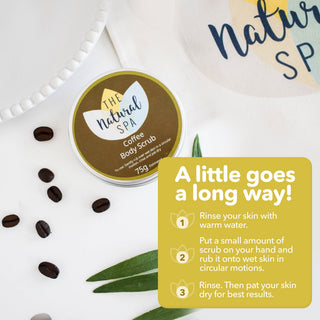 Coffee Body Scrub - 3 different size option