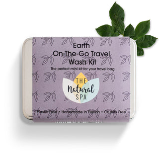 Earth Mini Travel Wash Kit | Natural “On the Go” Shampoo, Conditioner & Soap Set | Vegan, Plastic-Free Hair Care | Perfect Travel Gift