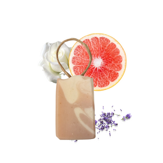 Wildflower Wisp Cold Process Soap | Rose, Lavender & Grapefruit Natural Handcrafted Soap | Vegan, Plastic-Free Skincare | 3 Styles Available