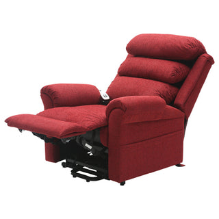 Walmesley Dual Motor Rise & Recliner Chair - Red Chenile