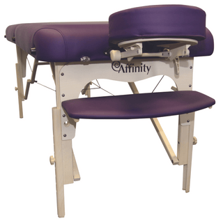 Affinity Deluxe Memory Foam Portable Massage Table, Lash Bed, Portable Beauty Bed, Foldable Massage Table