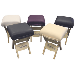 Affinity Folding Wooden Therapist Stool - Natural Living