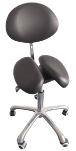 Affinity Split Seat Saddle Stool - Natural Living