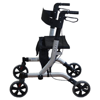 Aidapt Deluxe Ultra Lightweight Folding 4 Wheeled Rollator - Grey