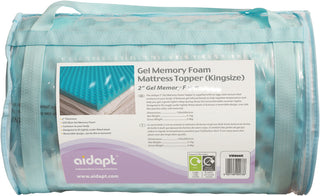 Aidapt Pressure Relief Gel Memory Foam Mattress Topper - King Size