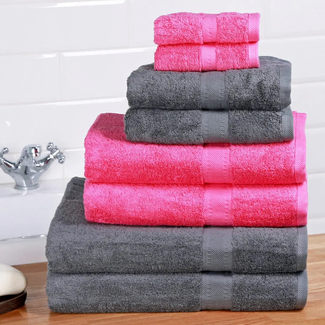 Egyptian Cotton 550gsm Face Cloth Bundle Options 10 15 & 20